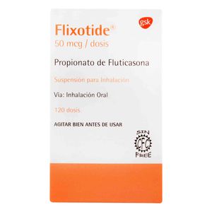 Flixotide Inh (Fluticasona).50Mcg-120Dos.Gsk
