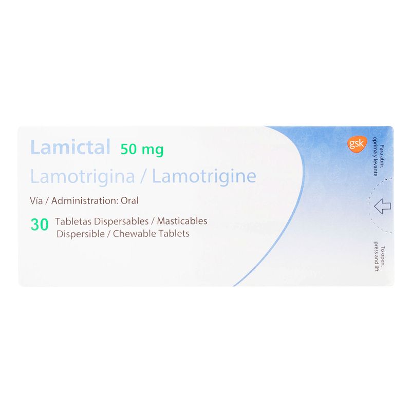 Lamictal--Lamotrigina--50Mg-X-30Tab.Gsk