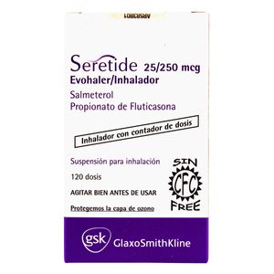 Seretide 25/250Mcg (Flutic-Salmet) 120 Dosis Gsk