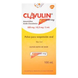 Clavulin Es (Amoxc-A.Clavula) 600Mg X 100Ml.Gsk