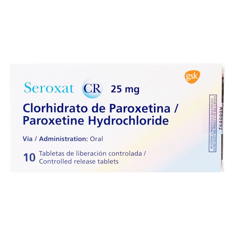 Seroxat-Cr--Paroxetina--25Mg-X-10Tab.Gsk