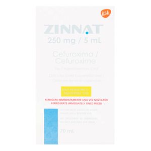 Zinnat (Cefuroxima) Granu 250Mg X 70Ml.Gsk