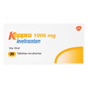 Keppra (Levetiracetam) 1000Mg X 30Tab Gsk
