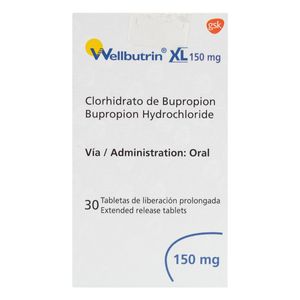 Wellbutrin Xl (Bupropion) 150Mg X 30Tab Gsk