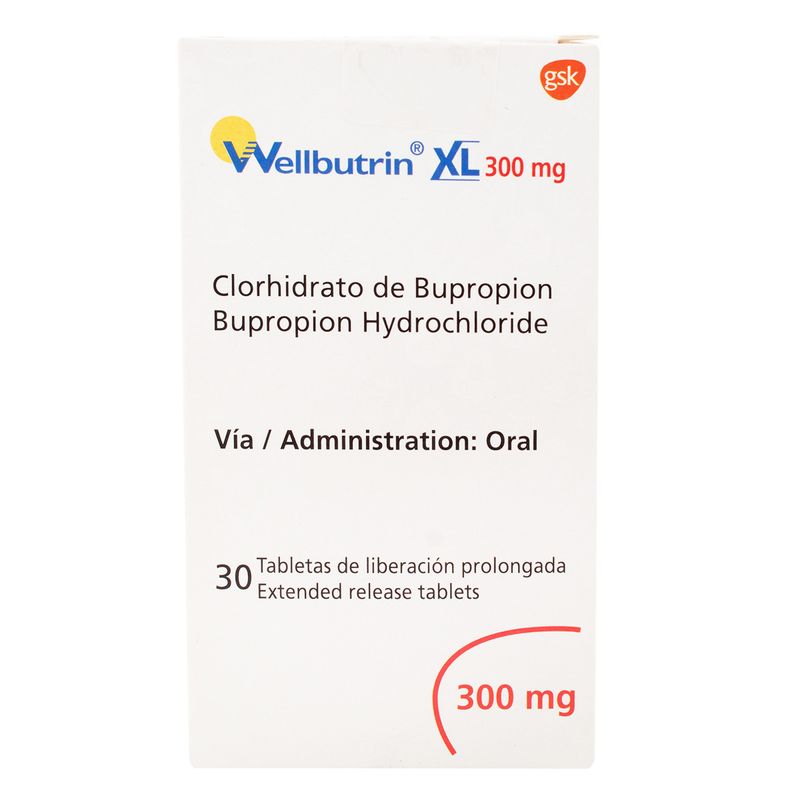 Wellbutrin-Xl--Bupropion--300Mg-X-30Tab.Gsk
