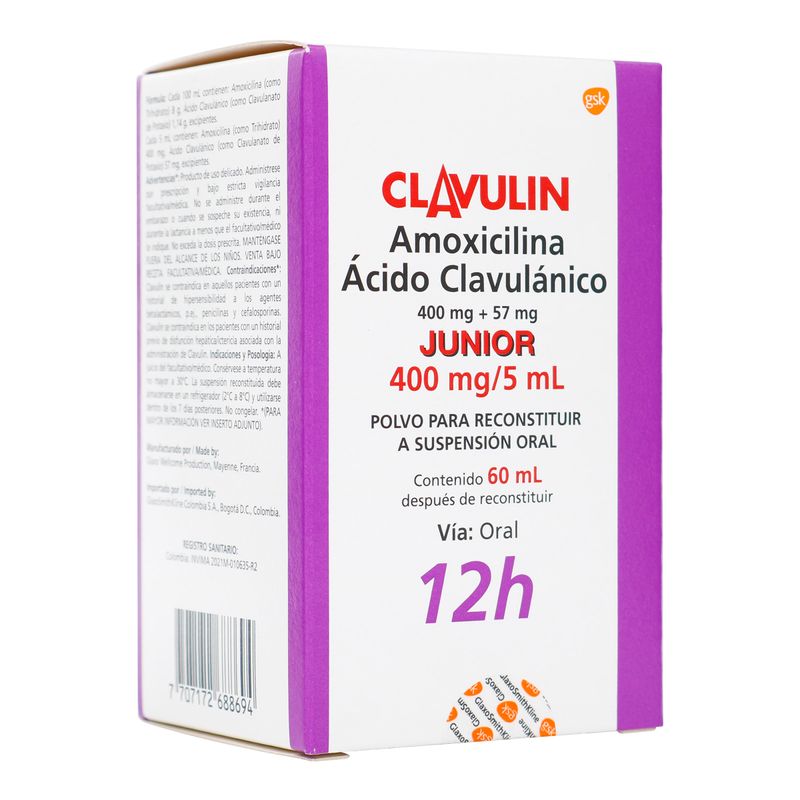 Clavulin--Amoxic-A.Clavu--Junior-400Mg-5Ml-X-60Ml.Gsk