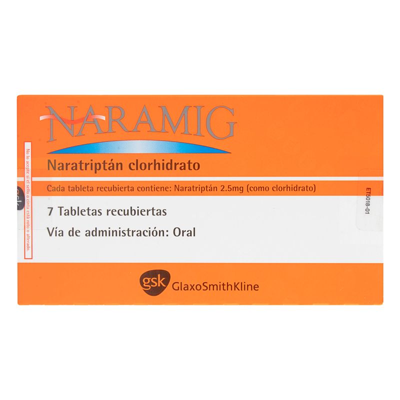 Naramig--Naratriptan--2.5Mg-X-7Tab.Gsk