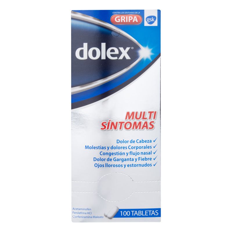 Dolex-Gripa--Aceta-Clorfe-Fenile--X-100Tab.Gsk