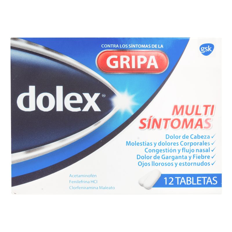 Dolex-Gripa--Aceta-Clorfe-Fenile--X-12Tab.Gsk