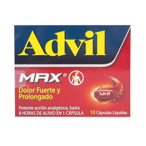 Advil Max (Ibuprofeno) X 10Cap.Pfizer