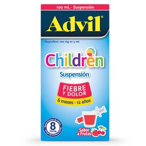 Advil Children (Ibuprofeno) Fresa 100Mg Jbe X 100Ml Pf