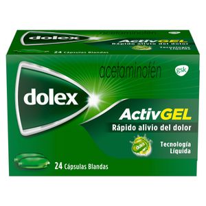 Dolex Activgel (Acetaminofen) X 24Cap Gsk
