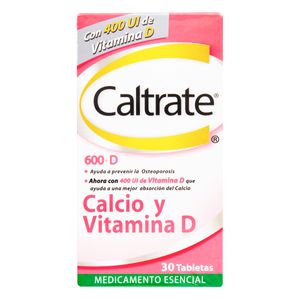 Caltrate D (Calcio-D3) 400Ui 600Mg X 30Tab.Pf