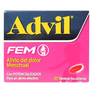 Advil Fem (Ibupr-Cafei) X 20Tab Pfizer