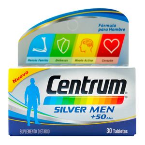 Centrum Silver Men 50 (Vtam-Minera) X 30 Tab