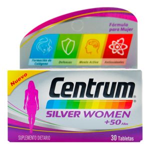 Centrum Silver Women 50 (Vitaminera) X 30 Tab