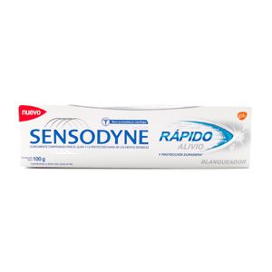 Sensodyne Crema Dental Rapido Alivio Blanqueadora X 100Gr