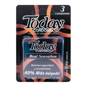 Preservativo Today Real Sensation X 3 Und