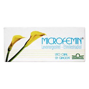 Microfemin (Levonor.-Etinilest) X 21Grageas.Gru