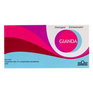 Gianda (Dienogest-Etinilest). X 21Comp.Gru