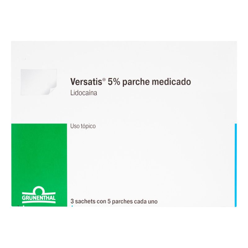 Versatis--Lidocaina--5--Parches-X-15Ud