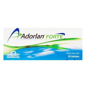 Adorlan Forte (Diclofe-Tramadol) 20Tabletas Grun