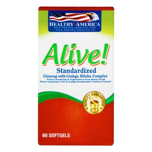 Alive Standardized (Ginseng-Ginkgo.Biloba) X 60Cap.Ha