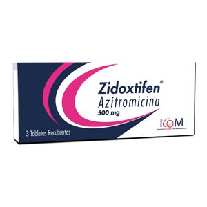 Zidoxtifen (Azitromicina) 500Mg X 3Tab.Icom