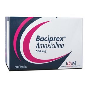 Baciprex (Amoxicilina) 500Mg X 50Cap.Icom