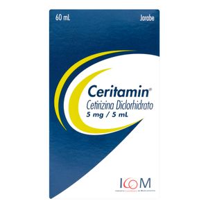 Ceritamin (Cetirizina) 5Mg/5Ml Jarabe X 60Ml Icom