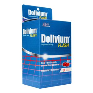 Dolivium Flash (Ibuprofeno) 400 Mg 36Cap Icom(Pd)(Rf)