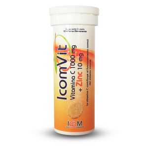Icomvit (Vitac-Zinc) 1000 Mg Eferve X 10 Tab