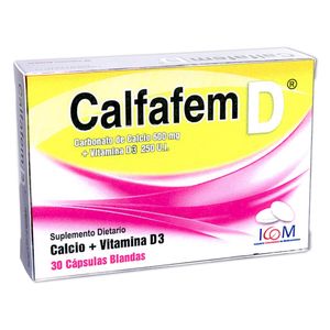 Calfafem D (Calc-Vit.D3) X 30Cap.Ic