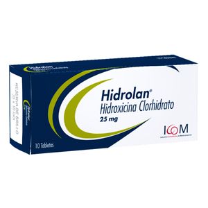 Hidrolan (Hidroxicina) 25Mg X 20Tab Icom