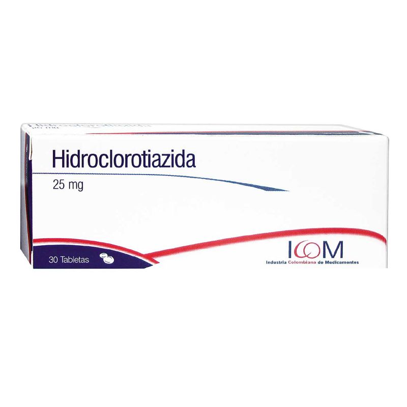 Hidroclorotiazida-25Mg-X-30Tab.Icom