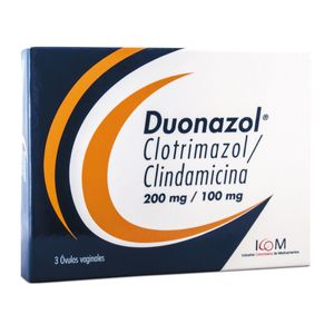 Duonazol (Clotri-Clindam) 200Mg/100Mg X 3 Ovulos.Icom