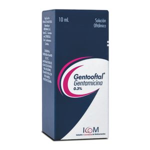 Gentooftal (Gentamicina) 0.3% Gotas X 10Ml Icom