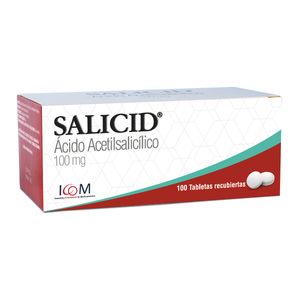 Salicid 100Mg (A.Acetilsali) 100 Tbs Ic Mq