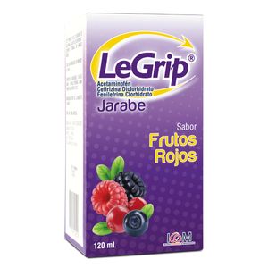 Legrip (Acetami-Fenil-Cetir) Jarabe Frutos Rojos 120 Ml.