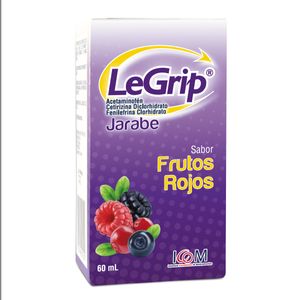 Legrip (Acetami-Fenil-Cetir) Jarabe Frutos Rojos 60 Ml.