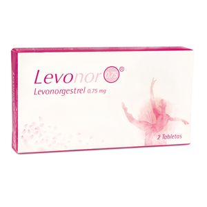 Levonor (Levonorg) 0.75 Mg 2 Tabletas Icom(M)