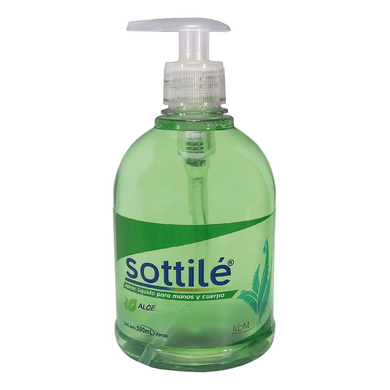 Jabon-Liq.Antibacte.Sottile-Aloe-X-500Ml.Icom