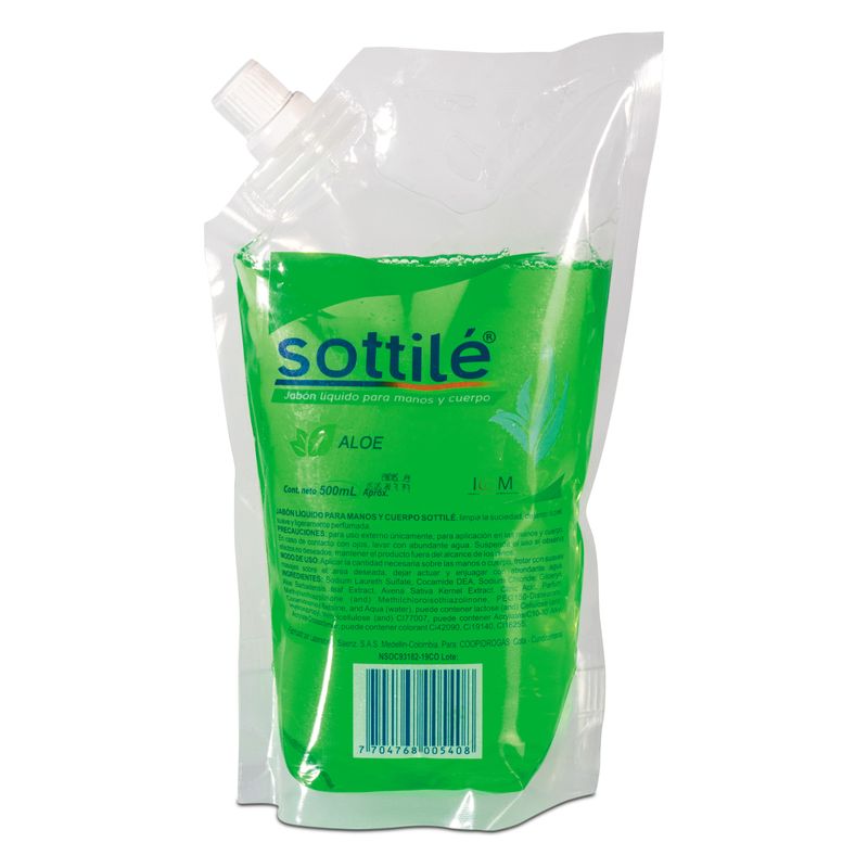 Jabon-Liq.Sottile-Aloe-Doypack-500Ml