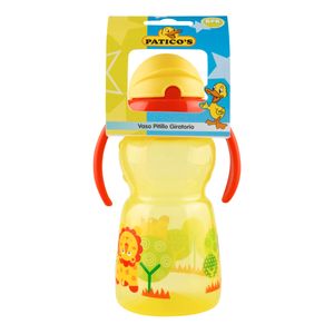 Paticos Vaso Pitillo Giratorio Azul.Ip