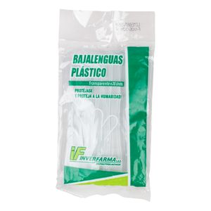Bajalenguas Inv.Plas.Adu.Transp.20 Uds