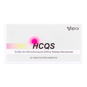 Hcqs (Hidroxicloroquina) 200Mg X 30Tab.Rec.Ipca