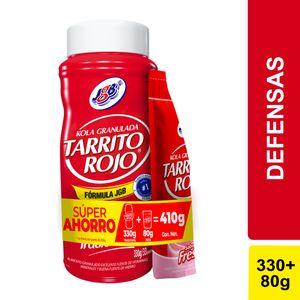 Tarrito Rojo Tradicio.330G+Fresa 80G P.E