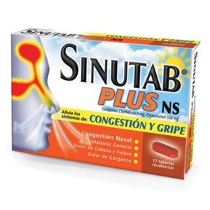 Sinutab Plus Ns 12 Tabletas