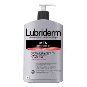 Lubriderm Mens 3En1 Crema Liq. X 400Ml.Jyj