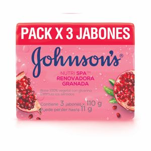 3 Jabon Jj Adulto Granada 110 Gr